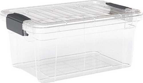 Dünya DP-33112-102 Çok Amaçlı Saklama Kutusu ve Organizer 3.2lt 248x170x120mm Şeffaf Kilitli Kapak - 24'li Paket