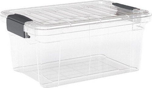 Dünya DP-33110-102 Çok Amaçlı Saklama Kutusu ve Organizer 118x170x84mm 1lt Şeffaf Kilitli Kapak - 36'li Paket