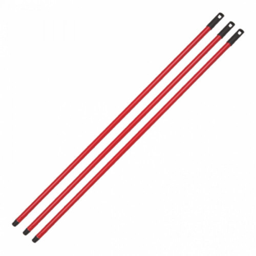 Kappro FS-011 Metal Kırmızı Vileda Vilada Fırça Sapı 110cm 8GEN 12GEN - 25'li Paket