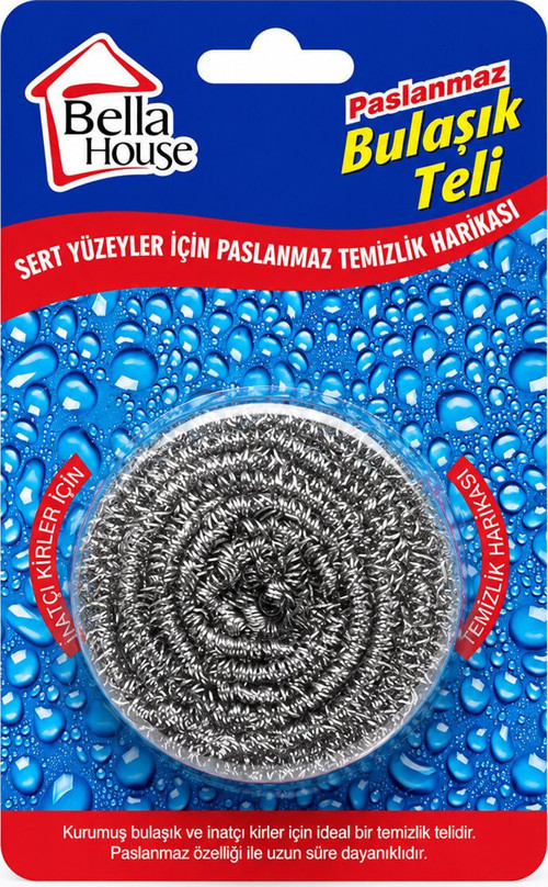 Bulaşık Teli Vakumlu Paslanmaz 15gr- 36'li Paket