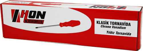 Hon Klasik Tornavida 5x300 Yıldız Şiş - 12'li Paket