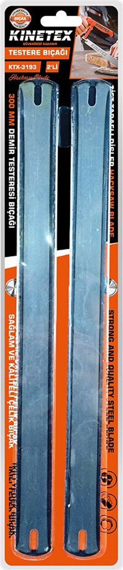 Knitex Kinetex KTX-3193 Demir Testere Bıçakları 300mm 2 Adet 12" Yedek Çift Taraflı - 20'li Paket