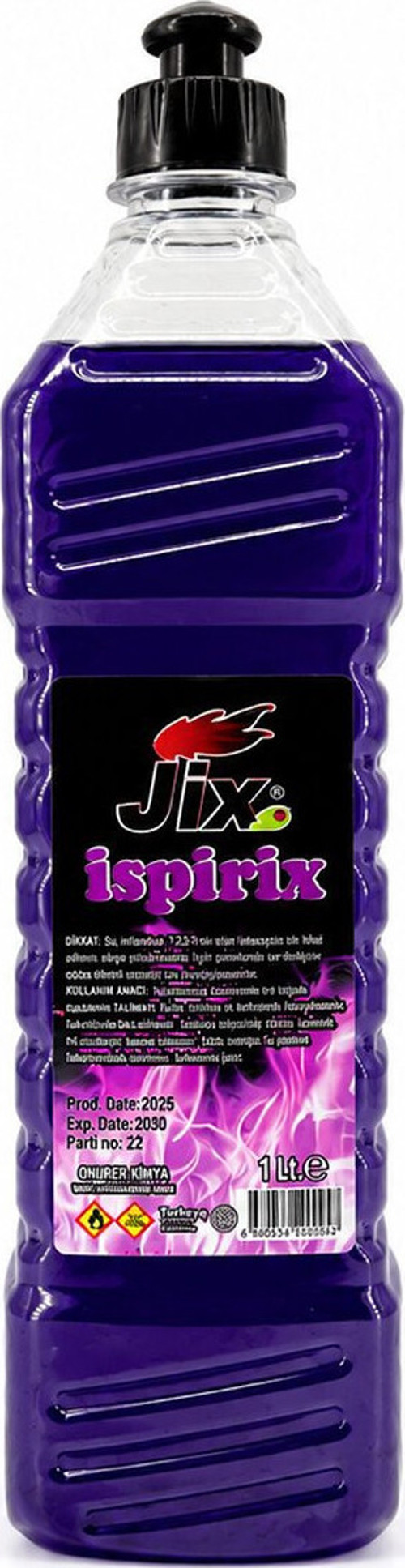 Jix Yakacak İspirto İspirix 1lt Sıvı Reşo Yakıt - 24'li Paket