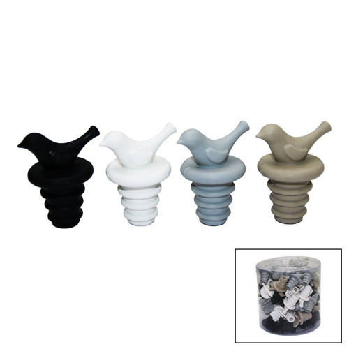 BRNS-50808 Kuş-Kelebek Model Şişe Tıpası - 80'li Paket