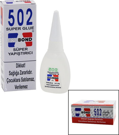 502 Super Japon Orjinal Yapıştırıcı - 50'li Paket