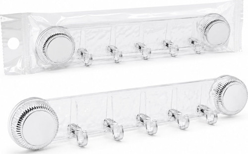 Askı Yapışkanlı Plastik 5 Kolu Vakuumlu 10'lu Paket 38.5cm 5cm- 10'li Paket