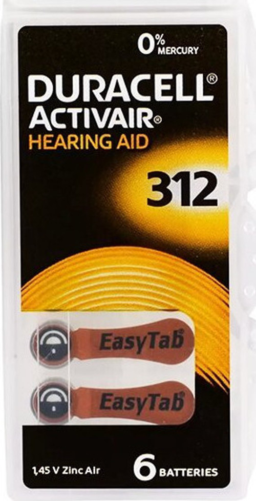 İşitme Cihaz Kulak Pili 6 Adet 312 - 10'li Paket