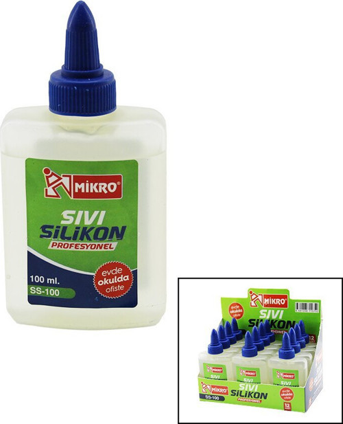 Mikro SS-100 Sıvı Silikon 100ml - 12'li Paket