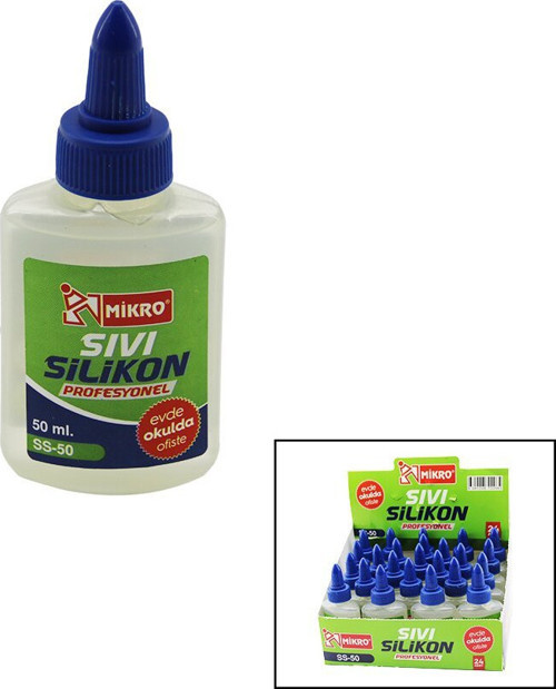 Mikro SS-50 Sıvı Silikon 60ml - 24'li Paket