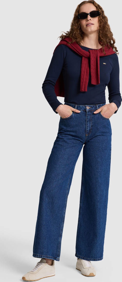 Kadın Mavi Jean Pantolon 50332810-DN0022