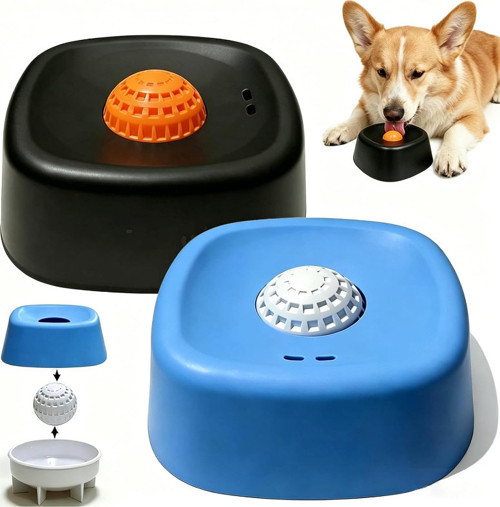 Sıvı Mamalar İçin Yavaş Yeme Mama Kabı - Köpekler İçin Uygun - Büyük Boy