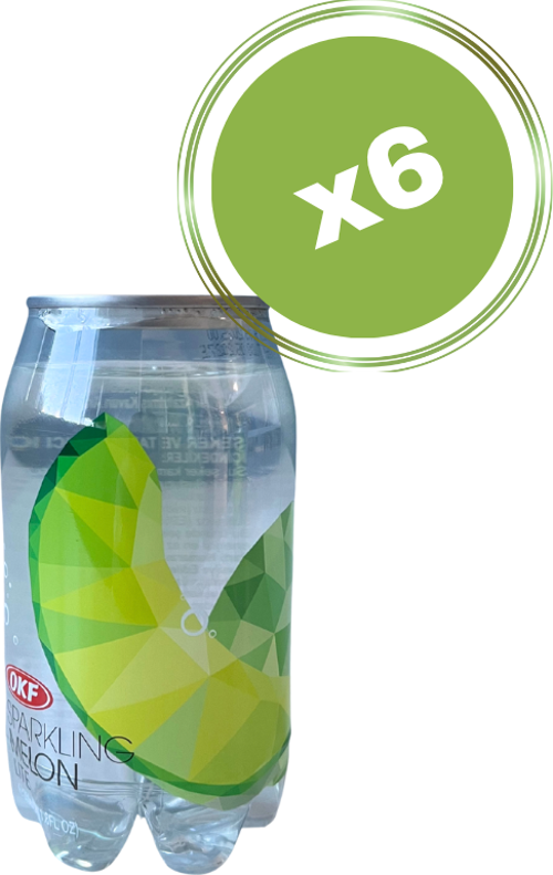 Enerjisi Azaltılmış Kavun Aromalı Gazlı İçecek 350ML 6'lı Set
