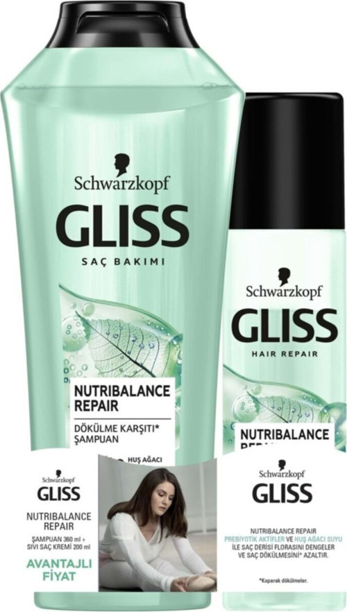 Nutribalance Şampuan 360 Ml + Sıvı Saç Kremi 200 Ml