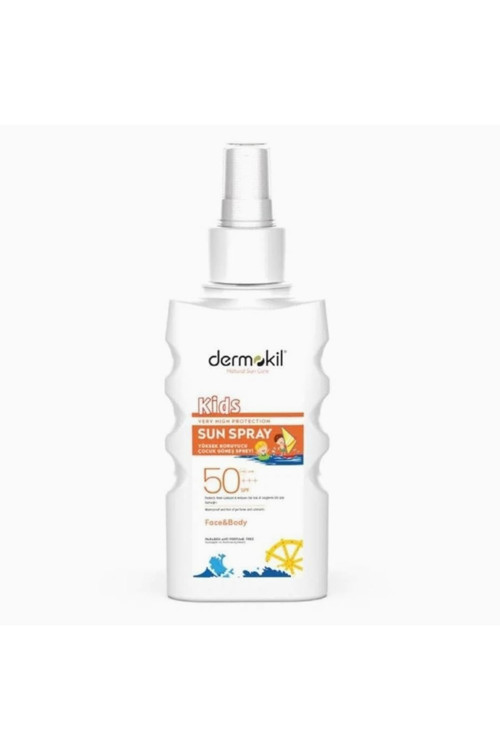 Dermokil 50+++Spf Yüksek Koruyucu Çocuk Güneş Spreyi 200 Ml