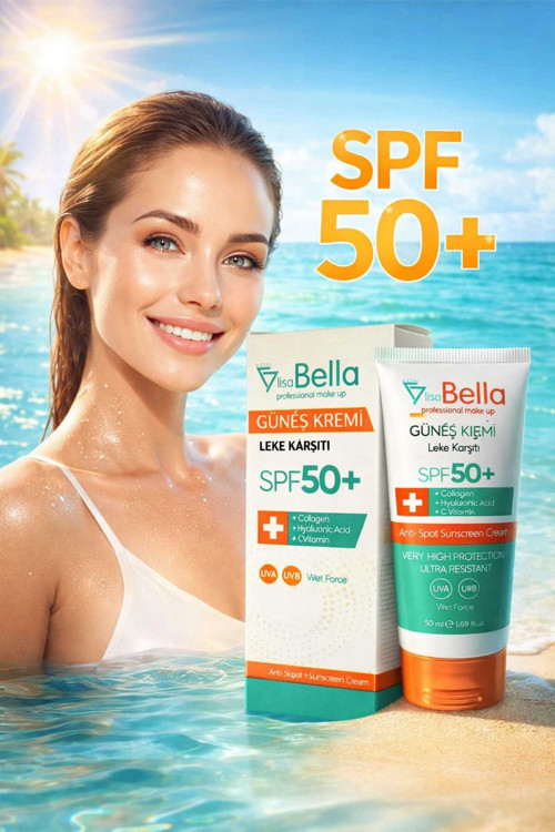 Lisa Bella 50+ Spf Güneş + Leke Kremi 50 Ml