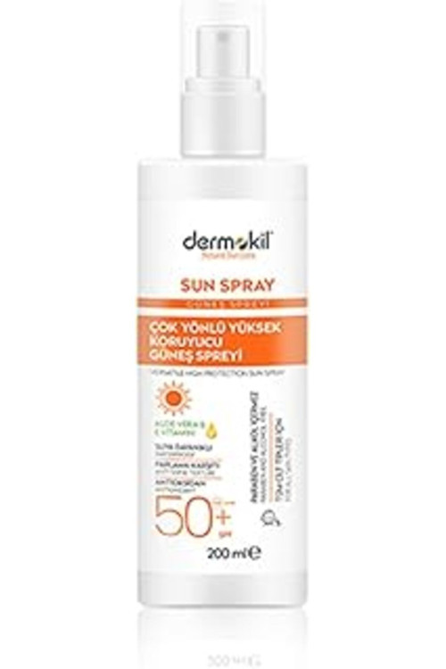 Dermokil Su Spray Çok Yölü Güeş Koruyucu Spf50 200 Ml