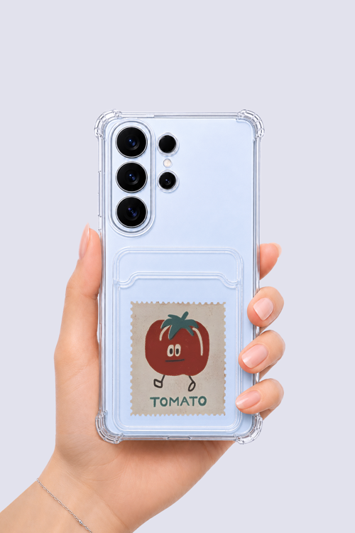 Samsung Galaxy S26 Ultra Kartlıklı Tomato Desenli Kılıf - OVRLAU8755-4782