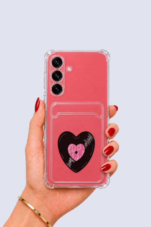 Samsung Galaxy S25 Kartlıklı Vinly Desenli Kılıf - OVRLAU1524-1050