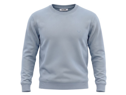 CAZ 56100 3 Ipl. Basic Sweat Mavi-Mavi Erkek Sweatshirt
