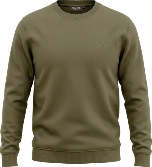 CAZ 56100 3 Ipl. Basic Sweat Haki Erkek Sweatshirt