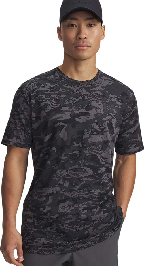 UA Abc Camo SS Siyah-Siyah Erkek Tshirt