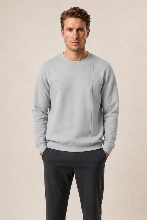 Benko Regular Fit Kışlık Sweatshirt Yeni Sezon Gri
