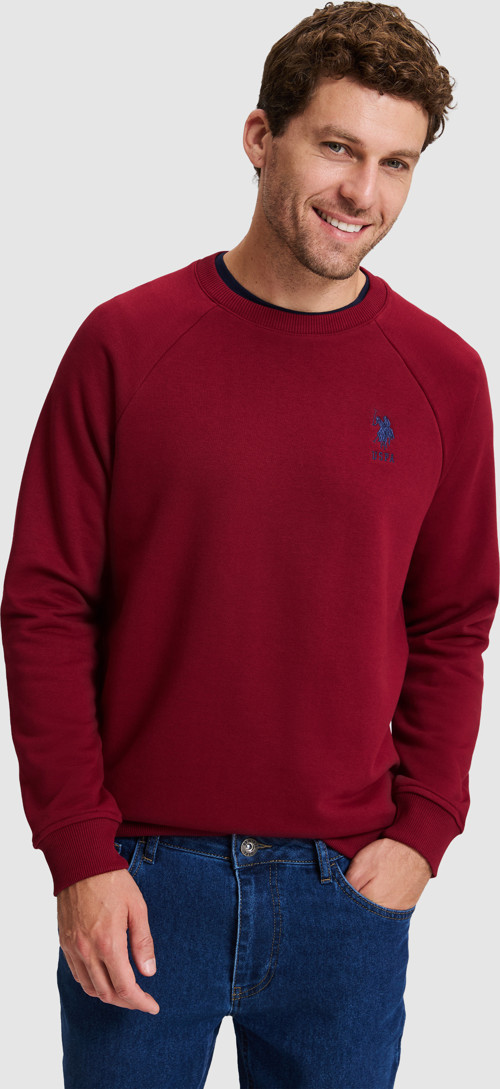 Erkek Bordo Basic Sweatshirt 50329441-VR014