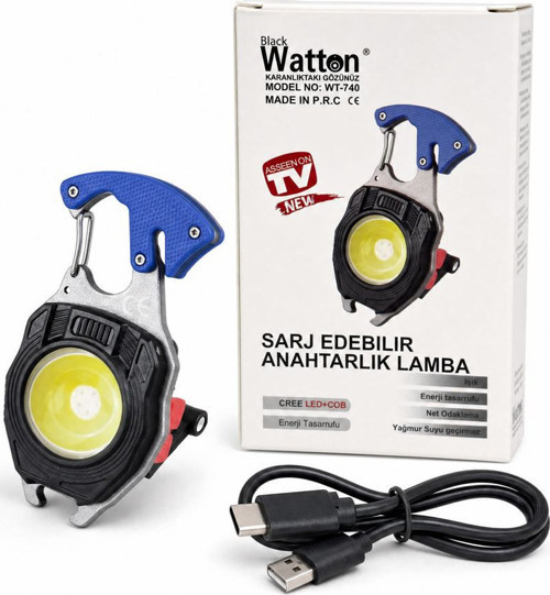 Çok Amaçlı Kamp Işığı Anahtarlık Lamba WT-740