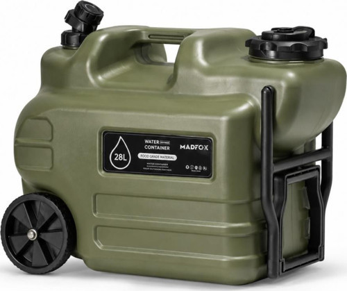 Tekerlekli Musluklu Su Bidonu - Galon Air PE - 28 Litre - Yeşil - 387060