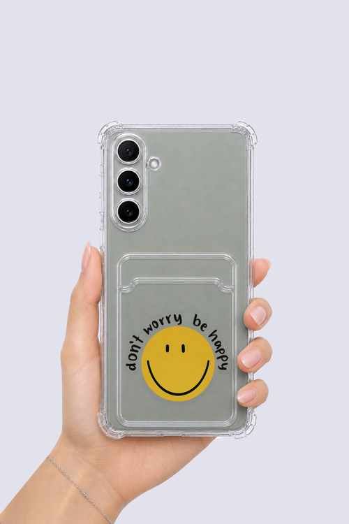 Samsung Galaxy A54 Kartlıklı Gülücük Desenli Kılıf - GGGGGG3920-3411