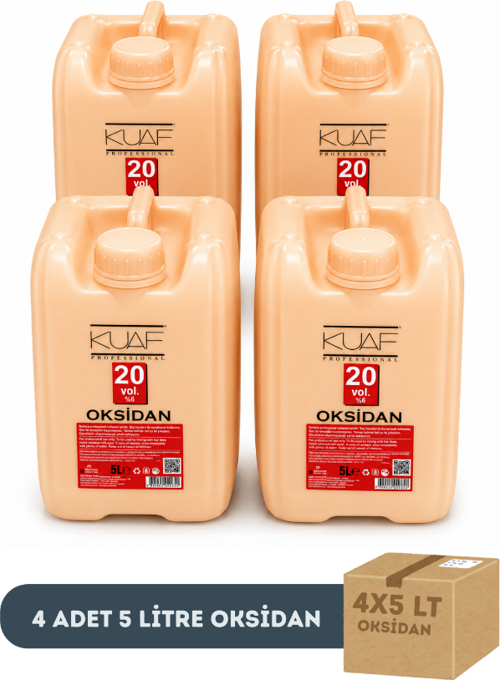 Profesyonel Oksidan 5 Litre 20 Volüm x 4 Adet (1 Koli)