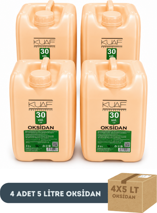 Profesyonel Oksidan 5 Litre 30 Volüm x 4 Adet (1 Koli)