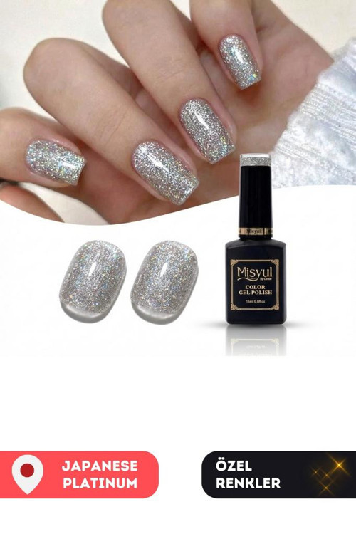 UV Led Kalıcı Oje Nail Art 15 ml Japanese Platinum J04