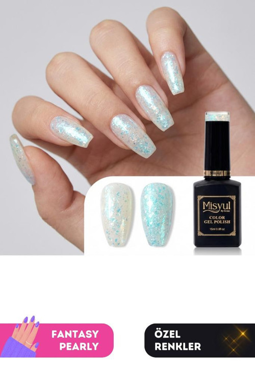 UV Led Kalıcı Oje Nail Art 15 ml Fantasy Pearly P01