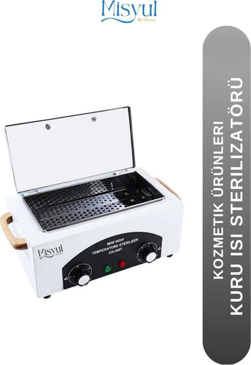 Yüksek Dereceli (220 Derece) Fırın Sterilize Makinesi Beyaz MIS-2165