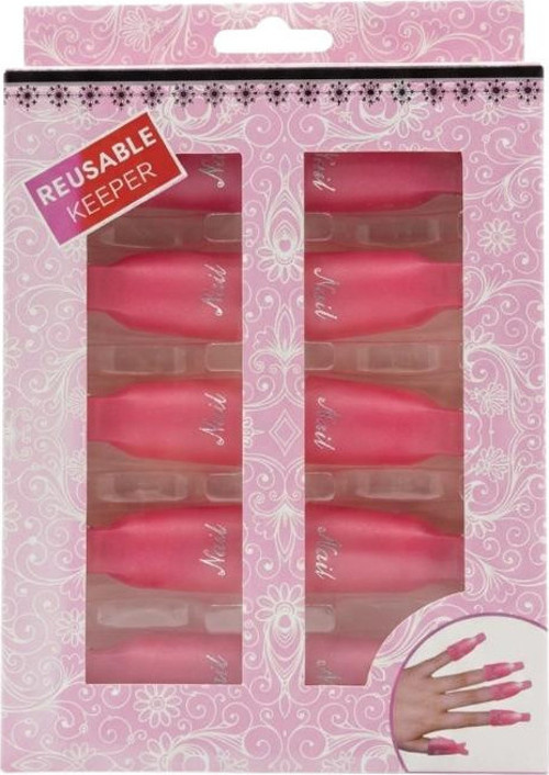 Ocean Tırnak Mandalı 10'lu Paket Pembe ASU-249