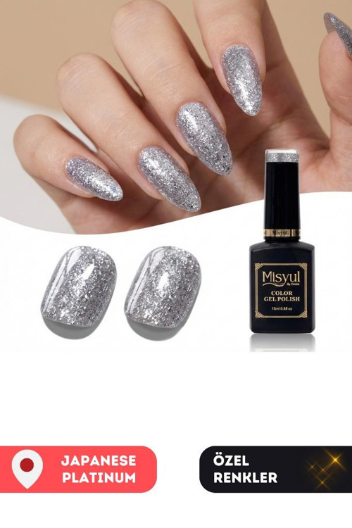 UV Led Kalıcı Oje Nail Art 15 ml Japanese Platinum J03