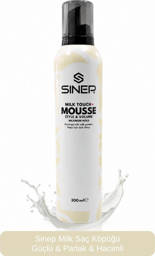 Milk Touch Yüksek Tutuşlu Hacimlendirici Parlak Süt Proteinli Saç Köpüğü 300 Ml