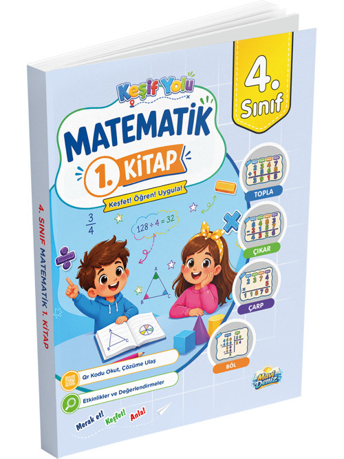Mavi Deniz 2027 4. Sınıf Keşif Yolu Matematik 1. Kitap