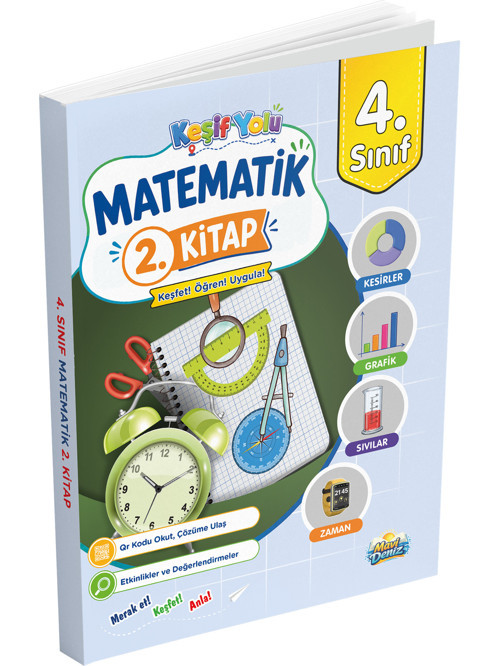 Mavi Deniz 2027 4. Sınıf Keşif Yolu Matematik 2. Kitap