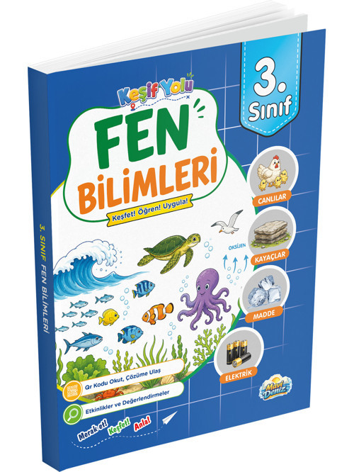 Mavi Deniz 2027 3. Sınıf Keşif Yolu Fen Bilimleri Maarif Model