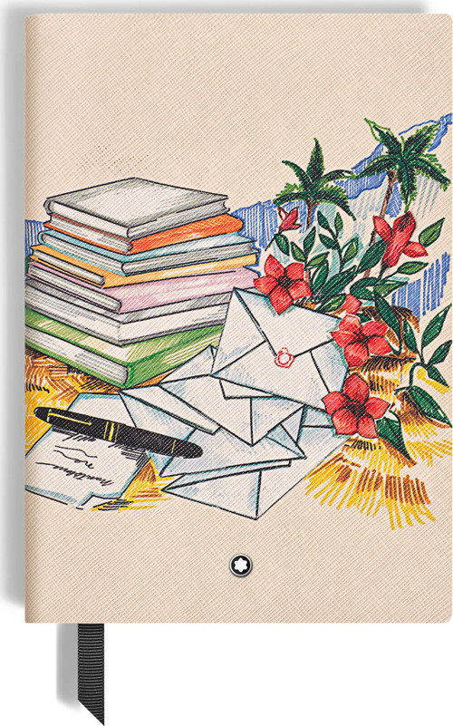 The Summer Capsule Sartorial Deri Orta Boy Çizgili Defter 223465