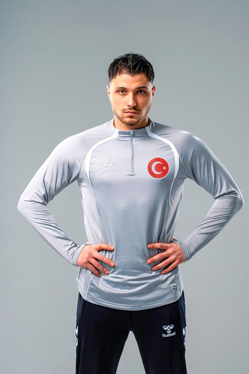 Target Milli Takım Antrenman Eşofman Üstü Gri