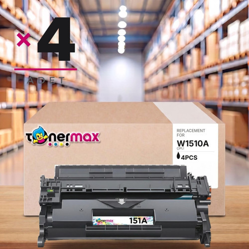 HP LaserJet Pro 4003dn Muadil Toner Çipli 151A W1510A 4'lü
