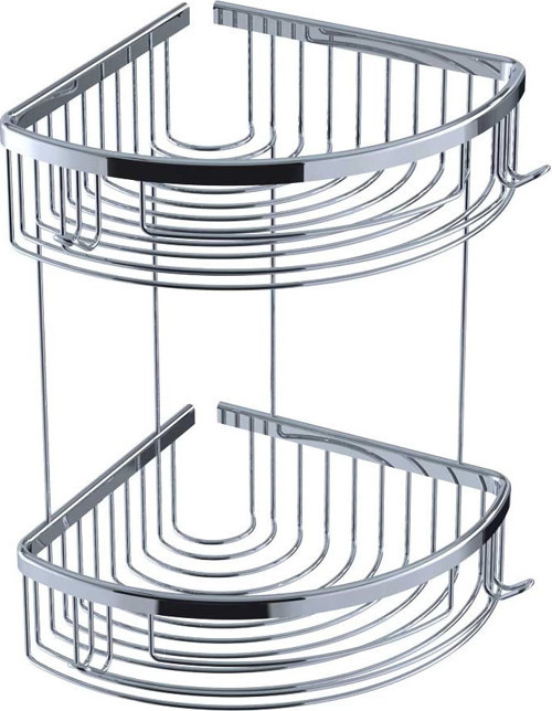 Deppot Oval Lüks Şampuanlık 20x20 - 2 Kat - Krom A.512