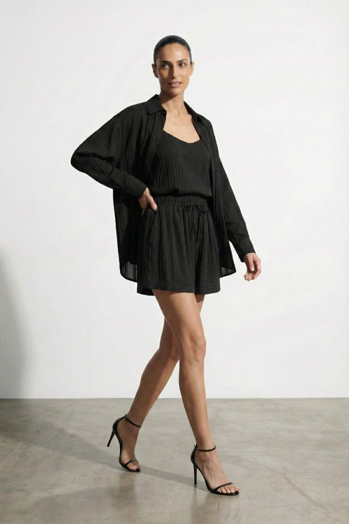 26Ygml01496 Kadın Uzun Kollu Oversize Gömlek