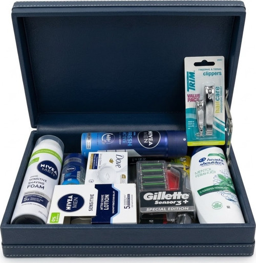 Nivea Deri Sandık Tıraş Bakım Seti - 7 Parça Tırnak Seti Hediyeli