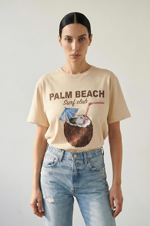 26Ytsh01728 Baskı Detaylı Kadın T-Shirt