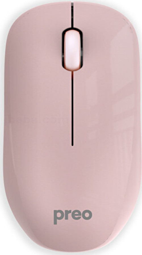 Ergonomik Pastel Kablosuz Sessiz Mouse Pembe M19