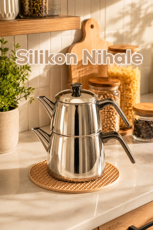 31012-1 Silikon Yuvarlak Nihale 20cm Krem